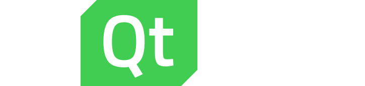The logo image of the Qt framework.