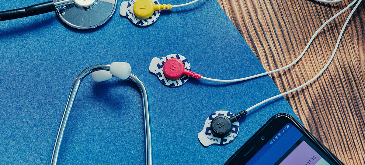 A stethoscope, ECG electrodes, and an Android application for studying the effects of noise on the cardiovascular systems of children and adults.